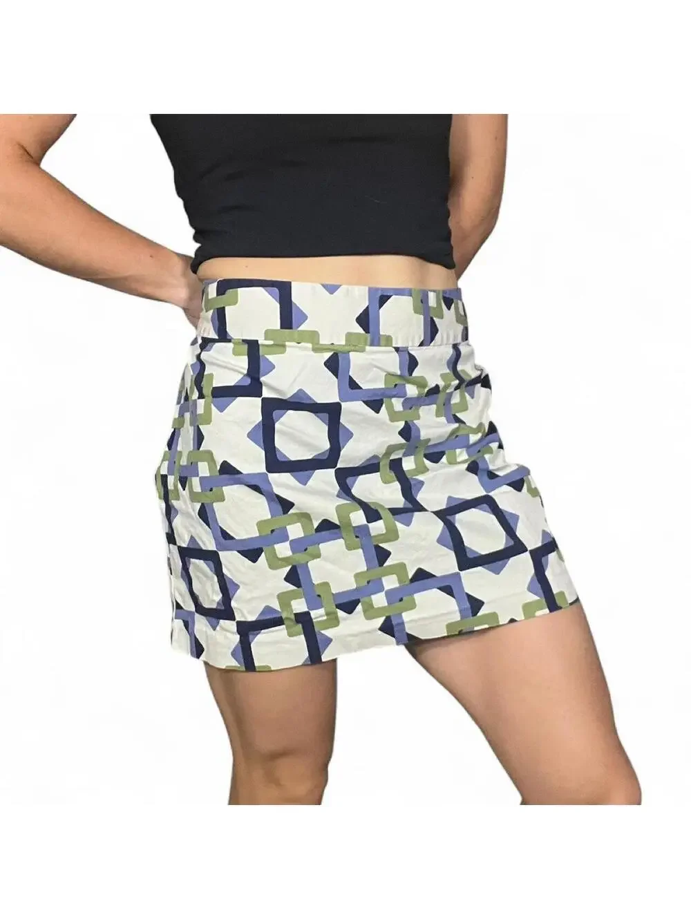 Old Navy Geometric Mini Skirt